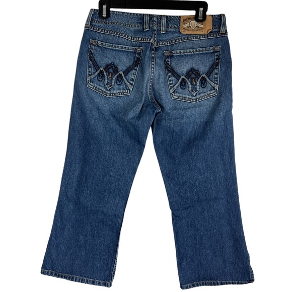 Lucky Brand Aztec Wonder Crop Jeans Sz: 4/27 - Picture 2 of 14